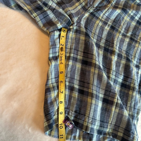 Tommy Bahama Flat Front Blue and Gray Shorts - Picture 3 of 8